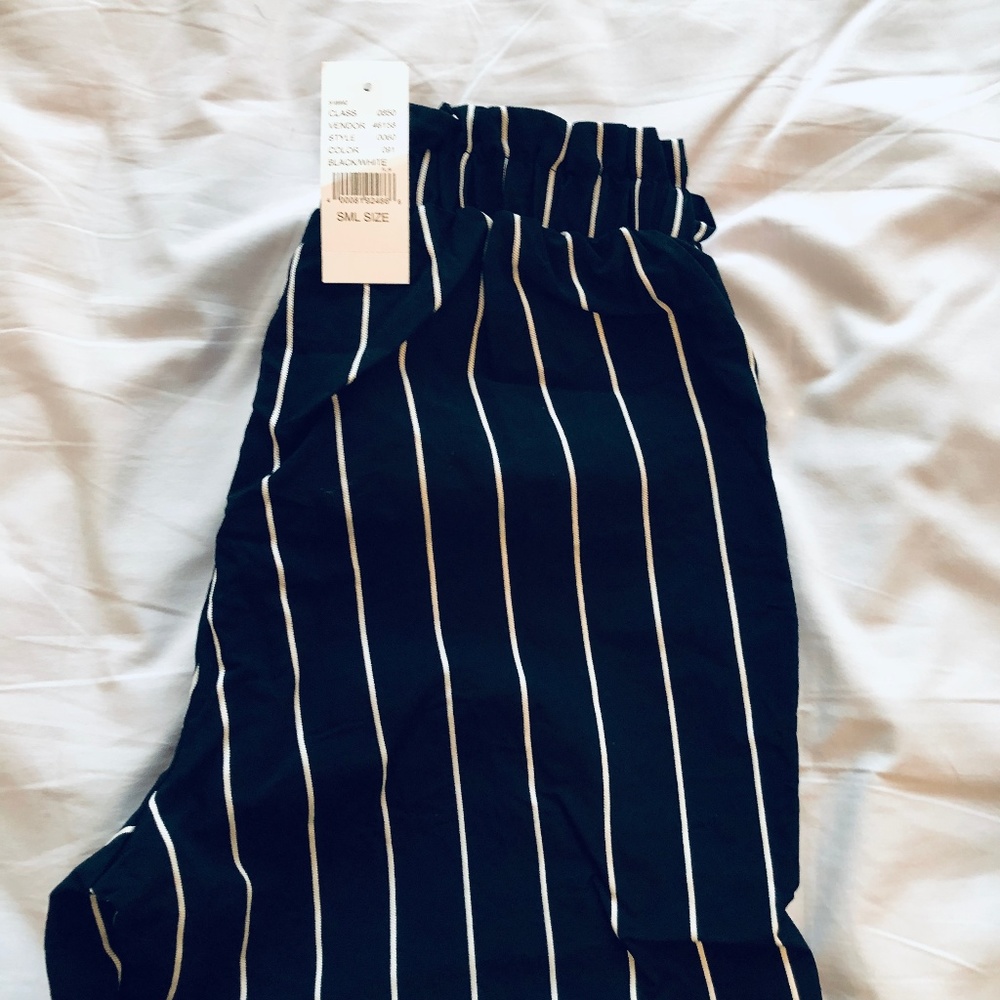 Pacsun Kendall & Kylie Striped Smocked Waist Pants